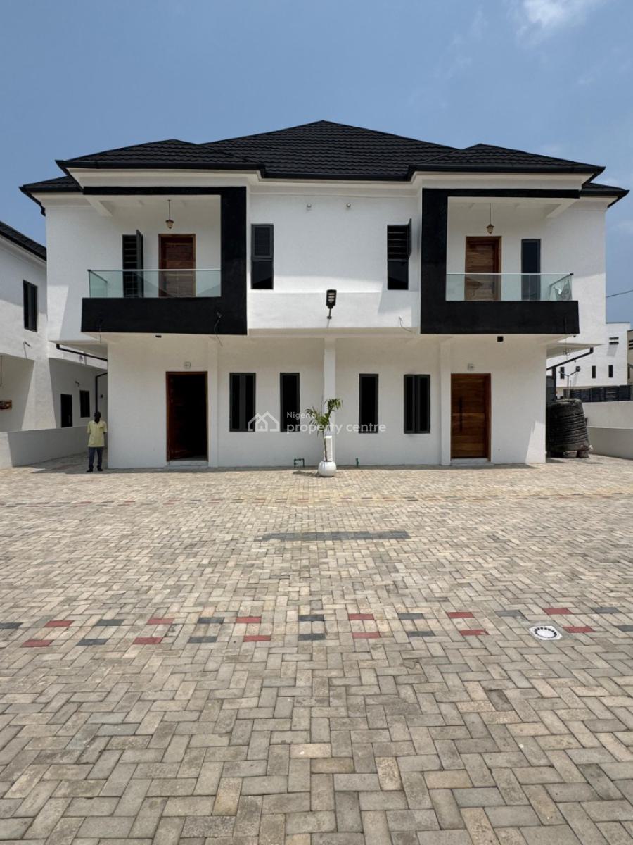 Modern 4-bedroom Semi-detached Duplex with Bq and Private Pool, Vgc, Lekki, Lagos, Semi-detached Duplex for Sale