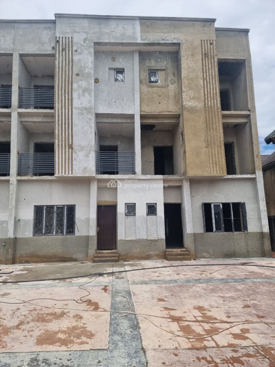 Well Finished 4-bedrooms Terrace Duplex with Bq Having Ample Parking, Back of Shema Fuel Station, Kado, Abuja, Terraced Duplex for Sale