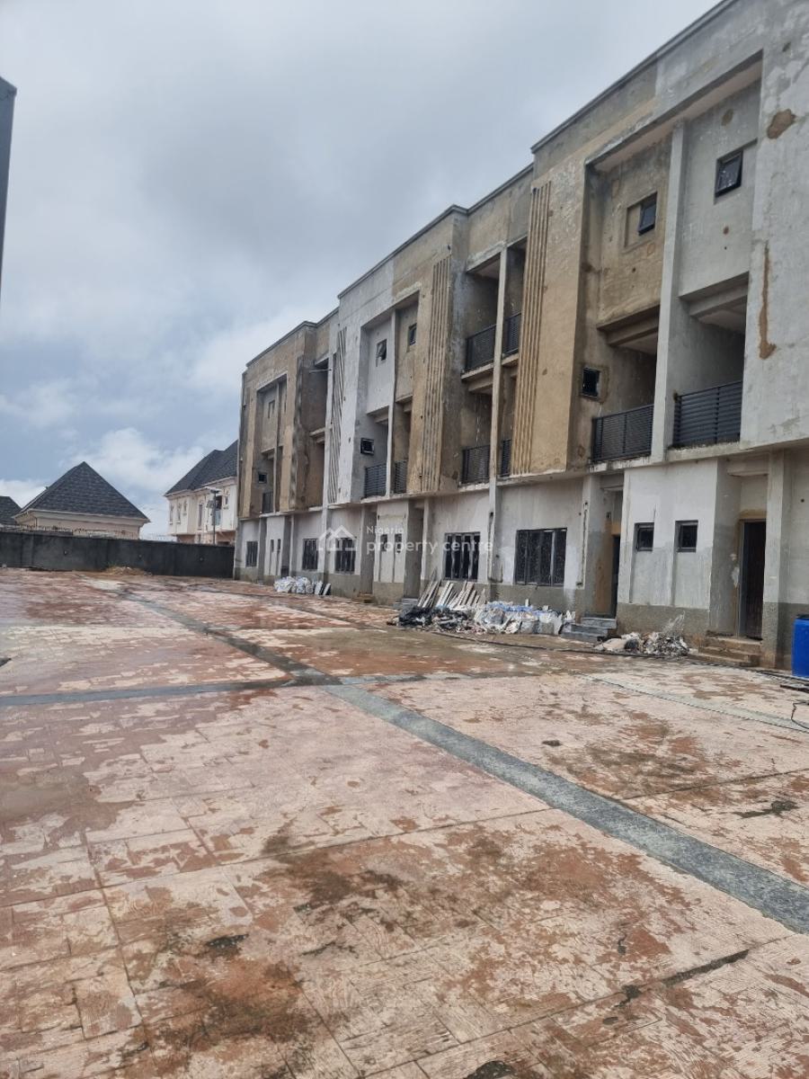 Well Finished 4-bedrooms Terrace Duplex with Bq Having Ample Parking, Back of Shema Fuel Station, Kado, Abuja, Terraced Duplex for Sale
