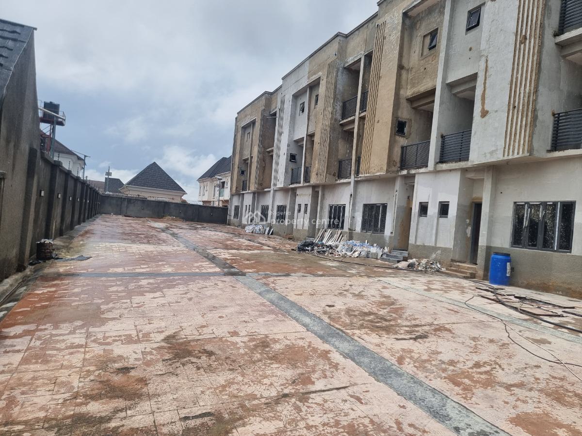 Well Finished 4-bedrooms Terrace Duplex with Bq Having Ample Parking, Back of Shema Fuel Station, Kado, Abuja, Terraced Duplex for Sale