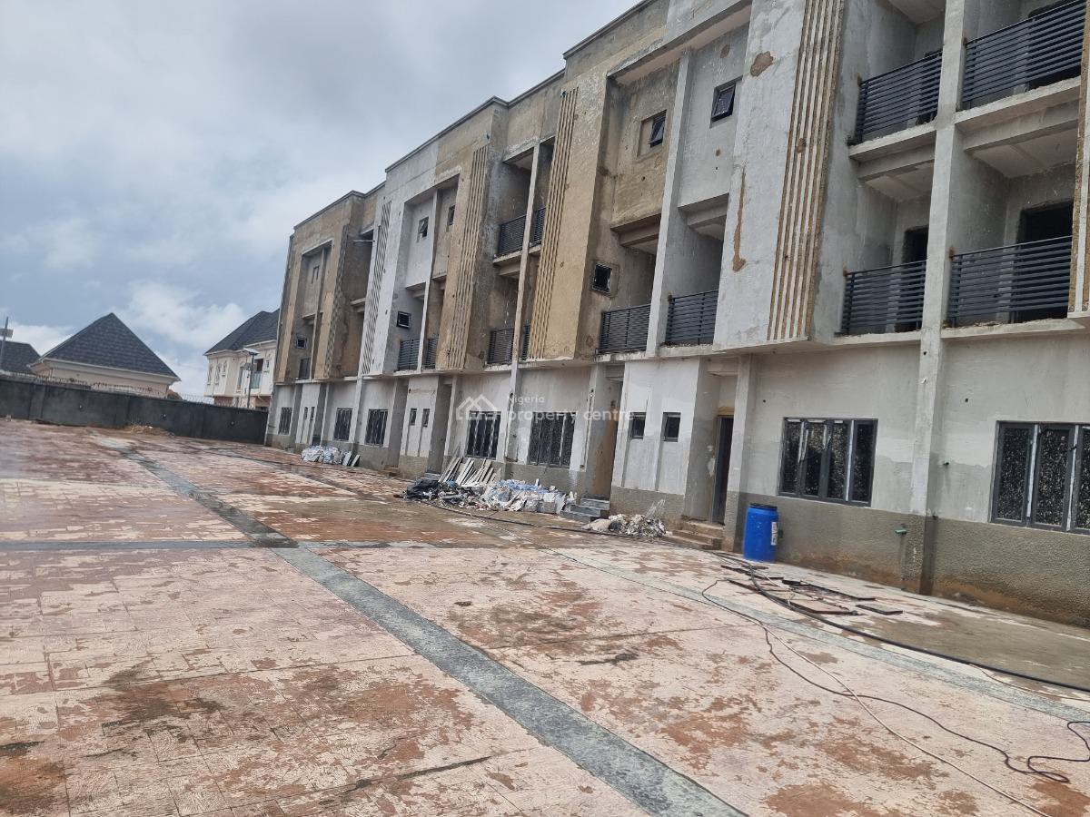 Well Finished 4-bedrooms Terrace Duplex with Bq Having Ample Parking, Back of Shema Fuel Station, Kado, Abuja, Terraced Duplex for Sale