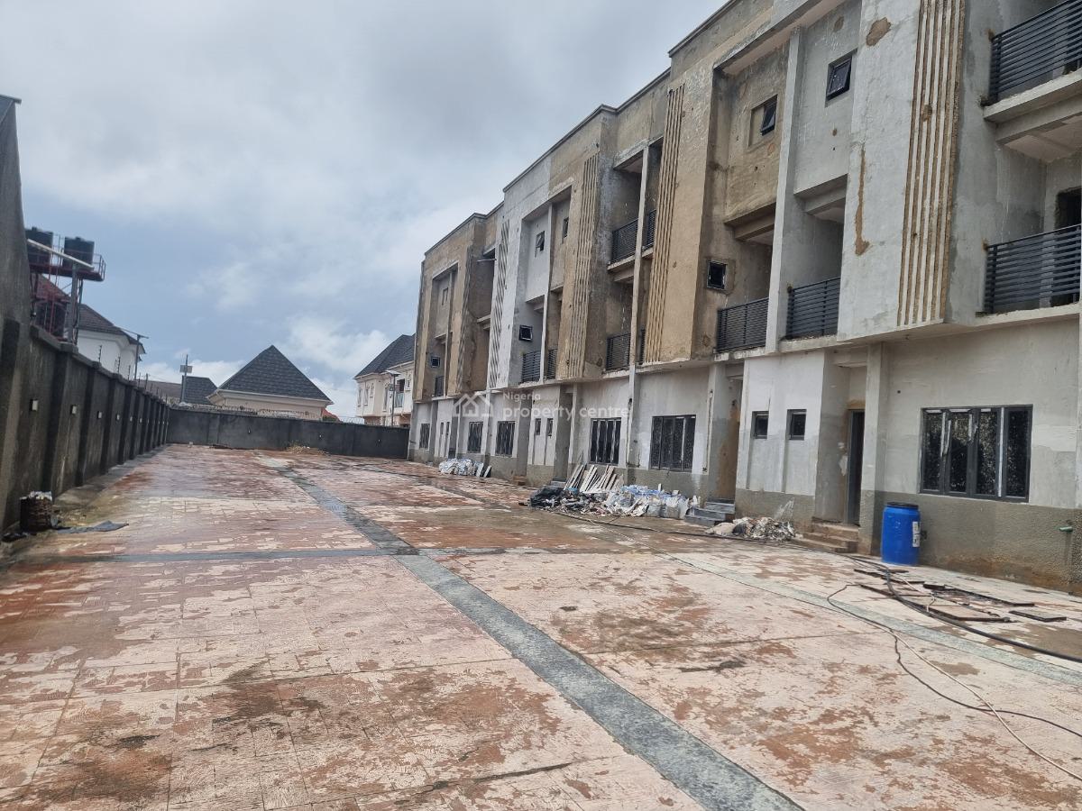 Well Finished 4-bedrooms Terrace Duplex with Bq Having Ample Parking, Back of Shema Fuel Station, Kado, Abuja, Terraced Duplex for Sale