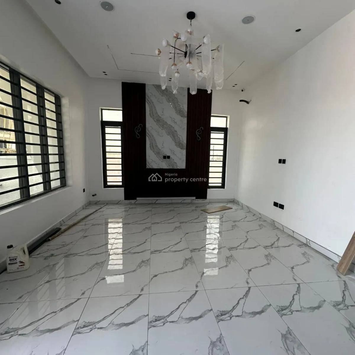 4 Bedroom Semi Detached Duplex with Bq- Governors Consent, Lekki Palm City Estate, Addo Road, Ajah, Lagos, Semi-detached Duplex for Sale