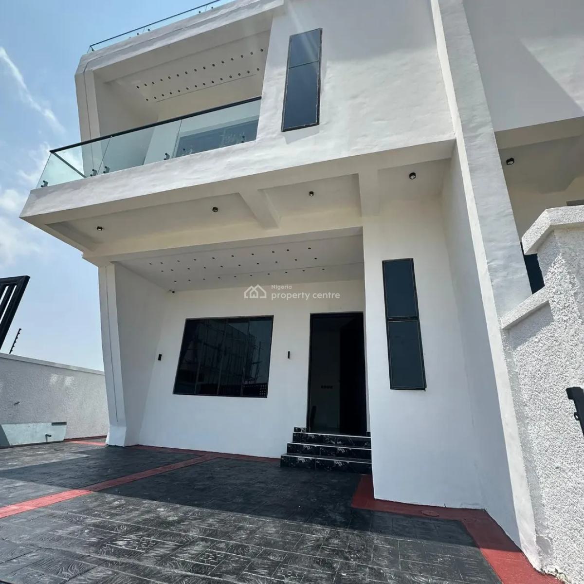 4 Bedroom Semi Detached Duplex with Bq- Governors Consent, Lekki Palm City Estate, Addo Road, Ajah, Lagos, Semi-detached Duplex for Sale