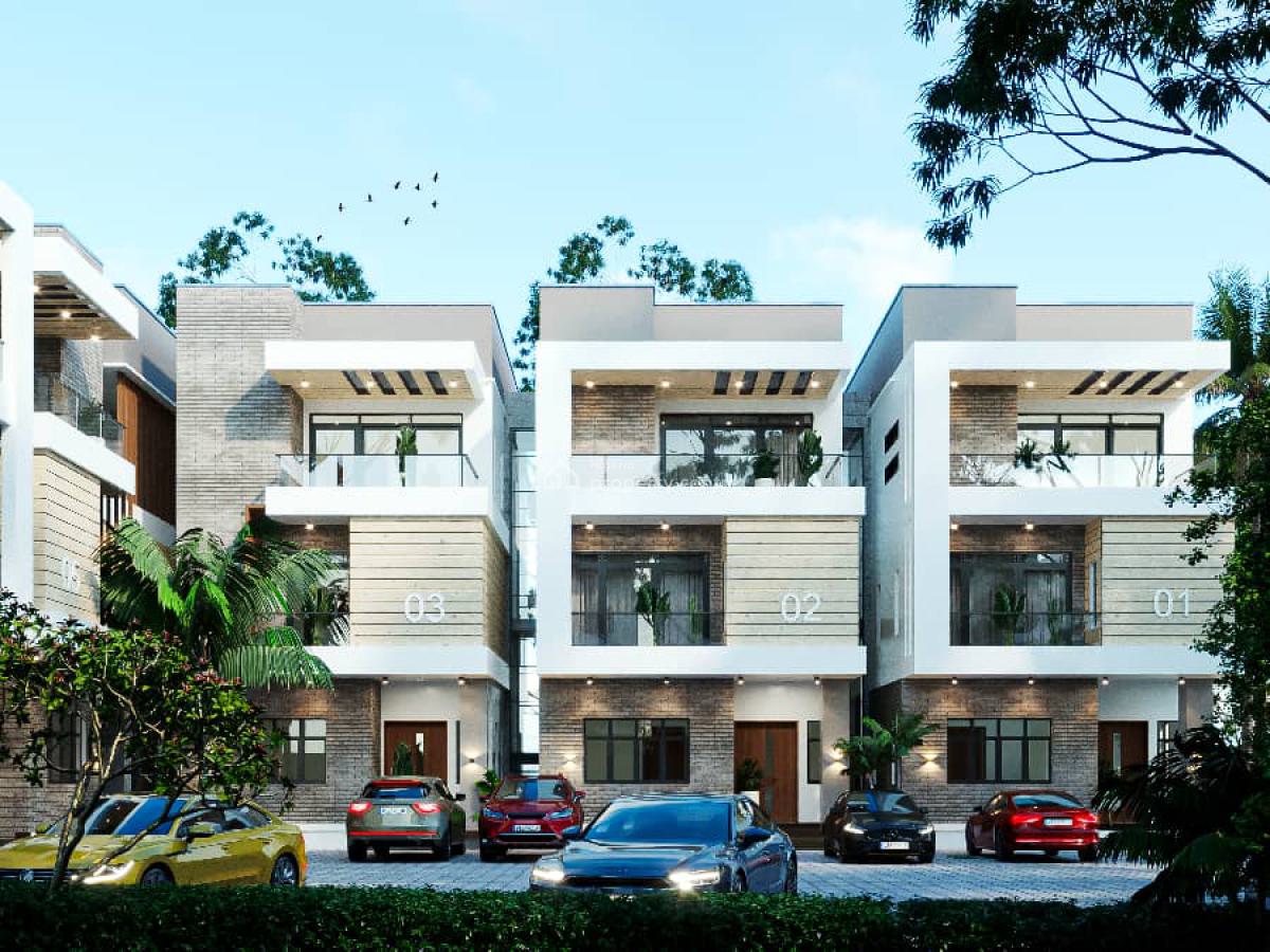 Newly Built 4 Bedroom Terrace Duplex with Bq, Jahi, Abuja, Terraced Duplex for Sale