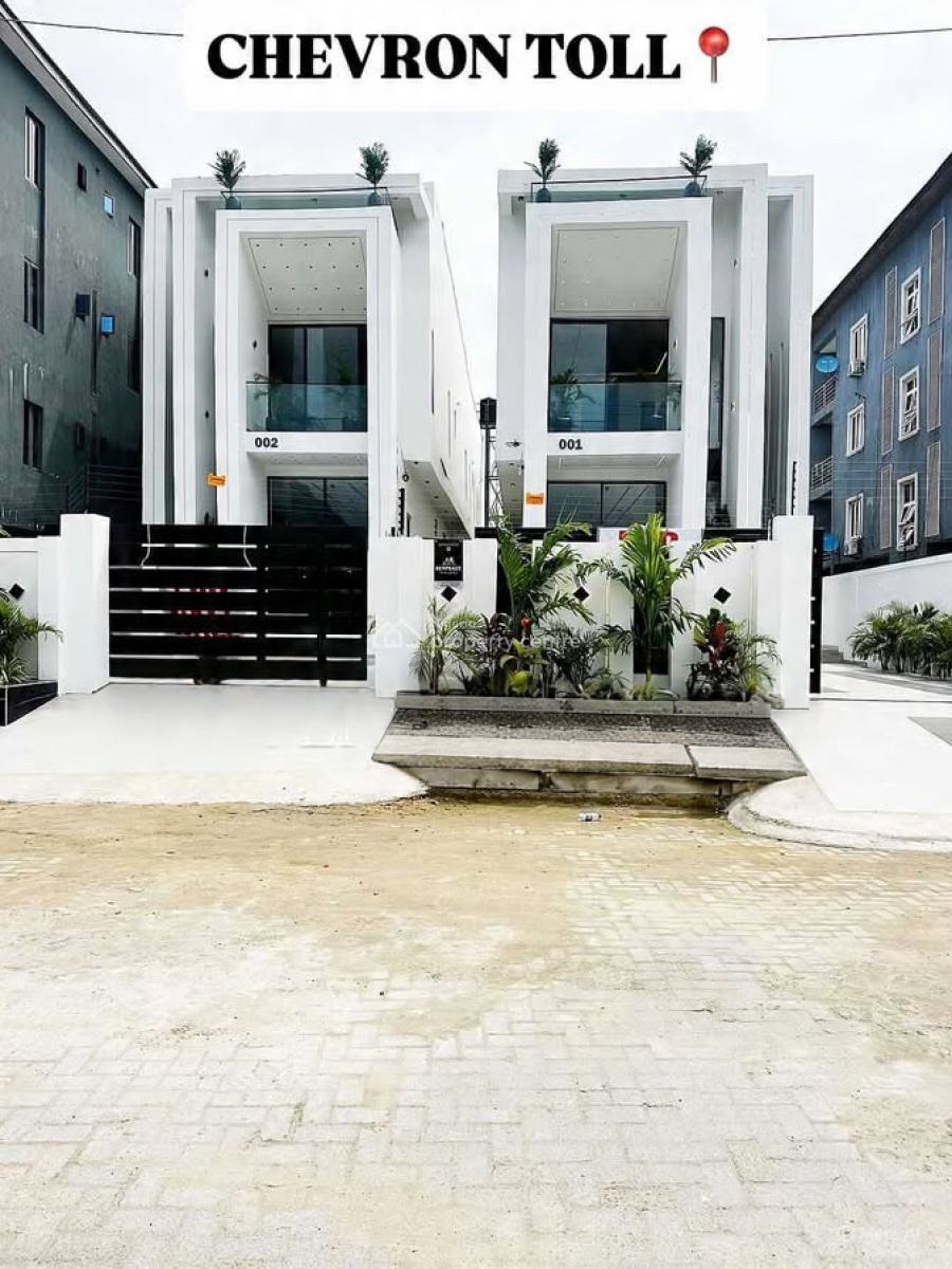 Contemporary 5 Bedroom Detached Duplex with Swimming Pool and Bq, Chevron, Lekki, Lagos, Detached Duplex for Sale