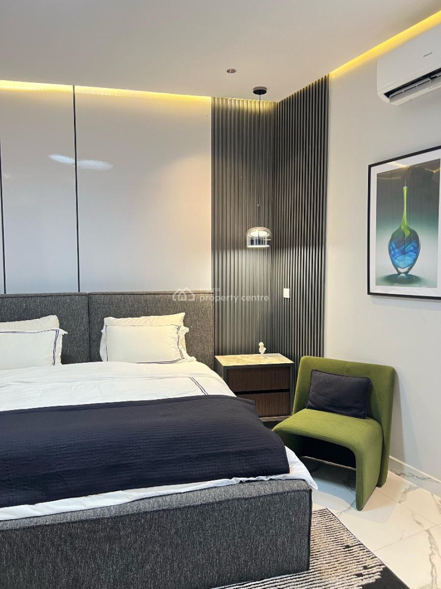 Luxurious Two Bedroom High Rise Apartment in The Heart of Vi with City, Victoria Island (vi), Lagos, House Short Let