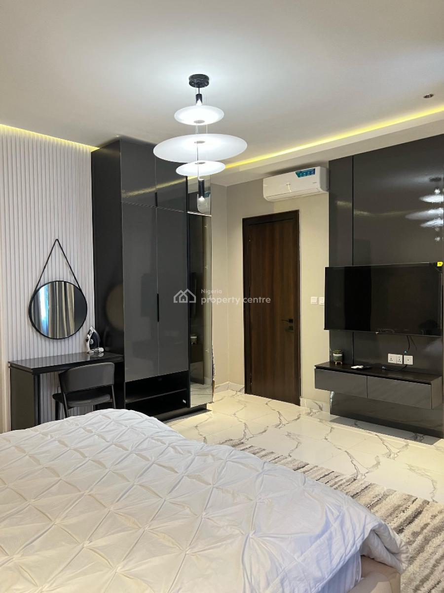 Luxurious Two Bedroom High Rise Apartment in The Heart of Vi with City, Victoria Island (vi), Lagos, House Short Let