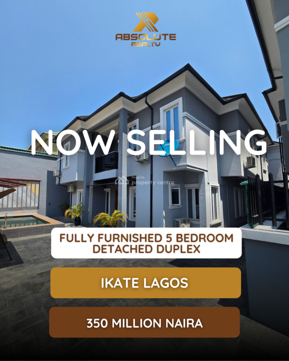Luxury 5 Bedroom Detached Duplex, Ikate, Lekki, Lagos, Detached Duplex for Sale