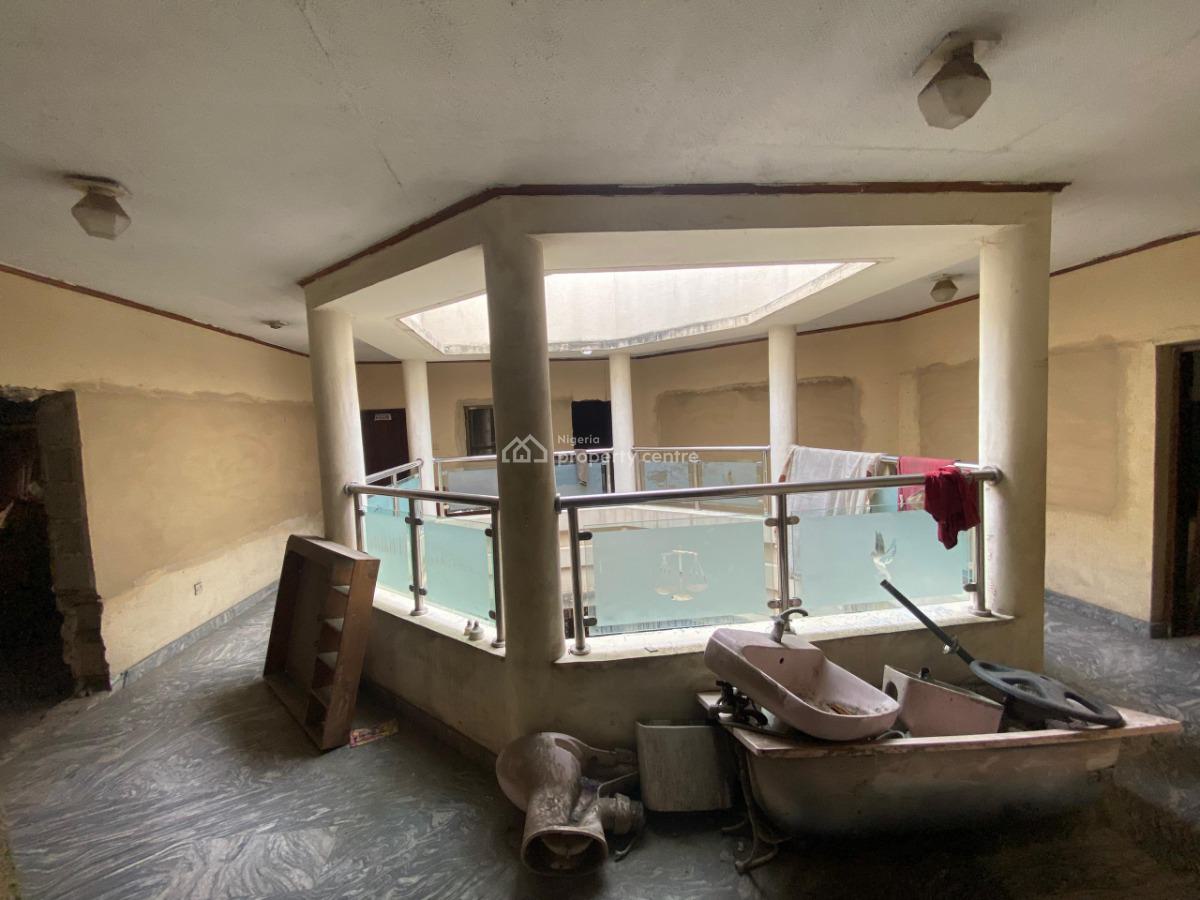Detached House on Solid 2 Plot of Land, Estate J, Gbagada, Lagos, Detached Duplex for Sale