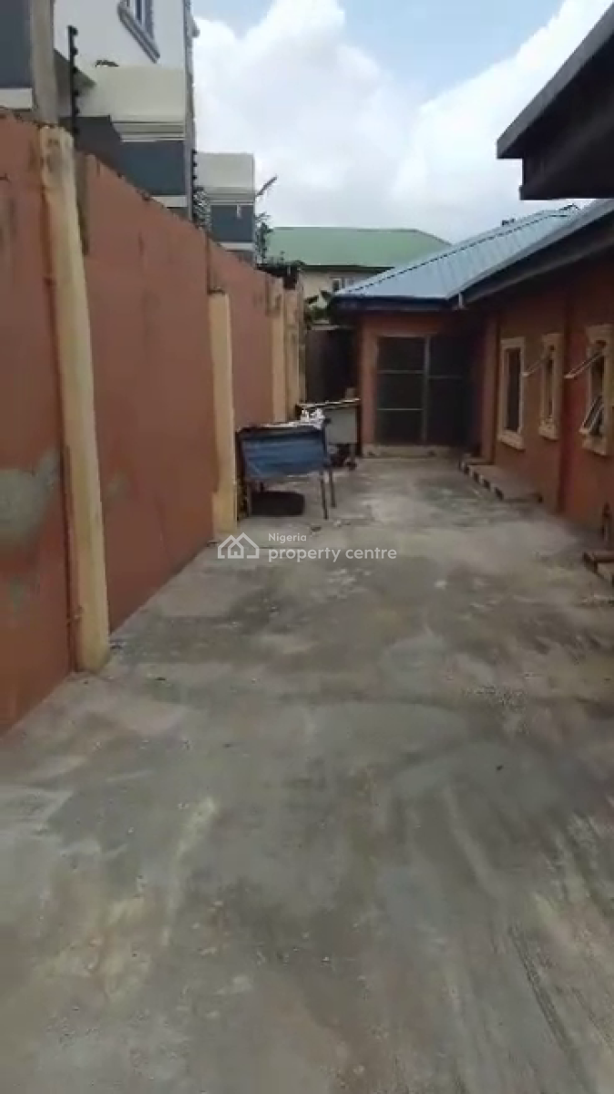 1unit of 3 Bedroom Bungalow+2miniflat, Gowon Estate, Egbeda, Alimosho, Lagos, Block of Flats for Sale