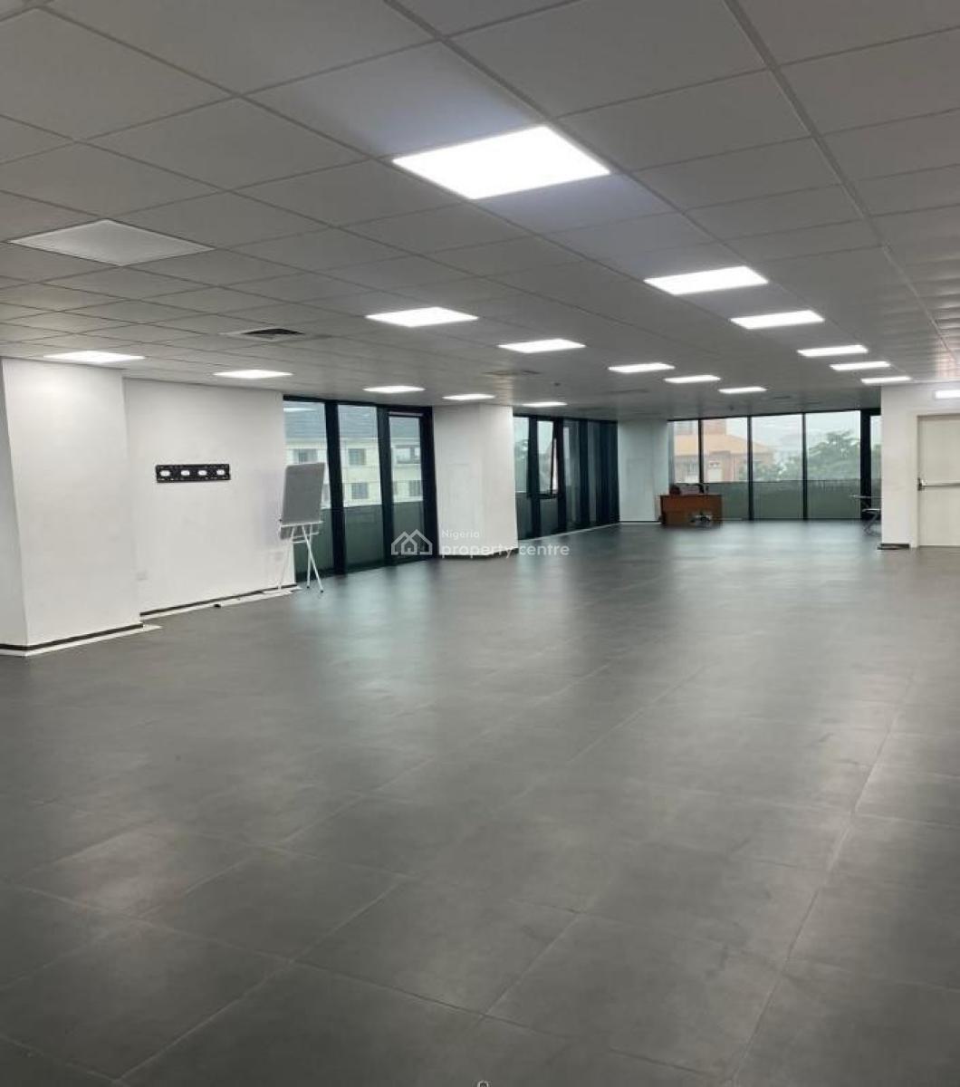 1500sqm Office Space in a Premium Commercial Property with Gym& Kitchen, Gerard Road, Ikoyi, Lagos, Office Space for Rent