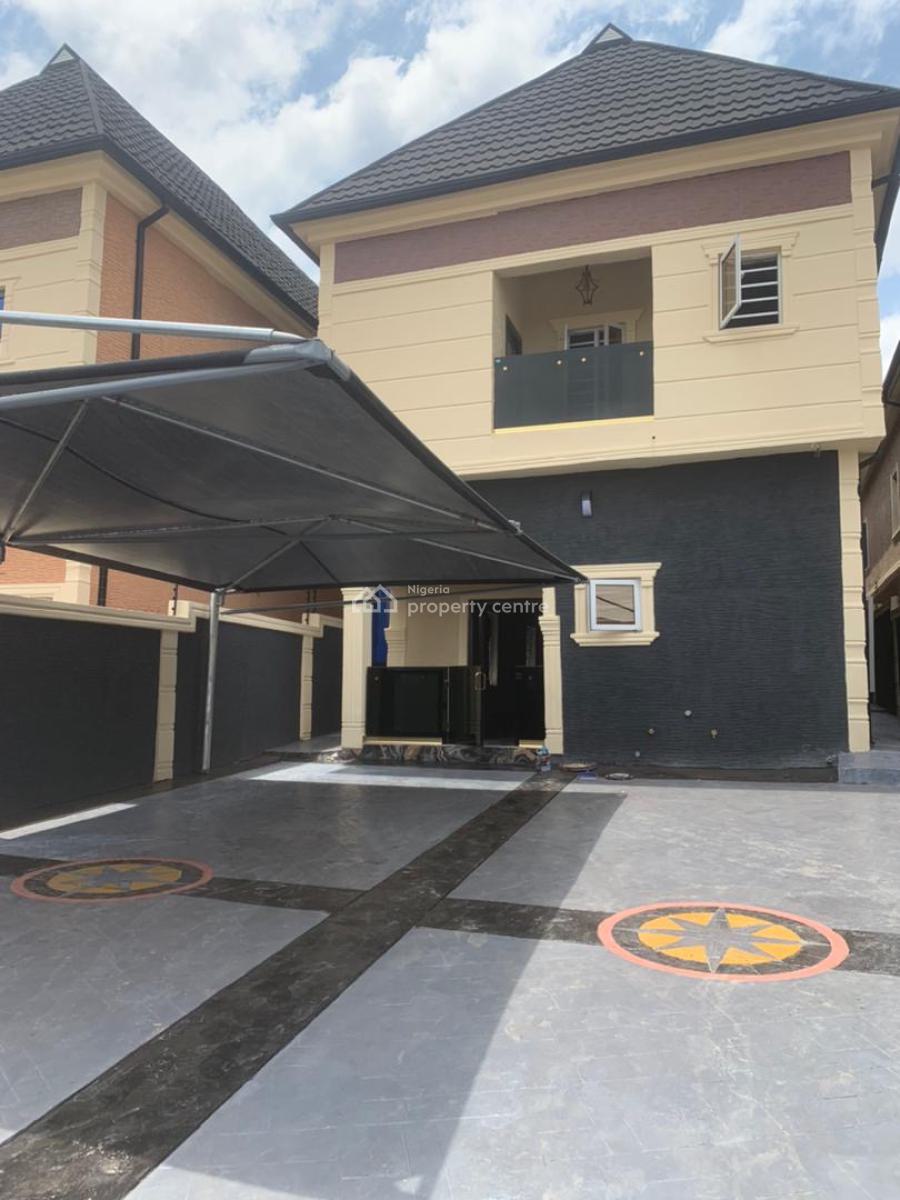 Newly & Well Built to Taste 4bedroom  Detached Duplex, with a Room Bq, Secured Estate at Ogba Ikeja Lagos, Ogba, Ikeja, Lagos, Detached Duplex for Sale