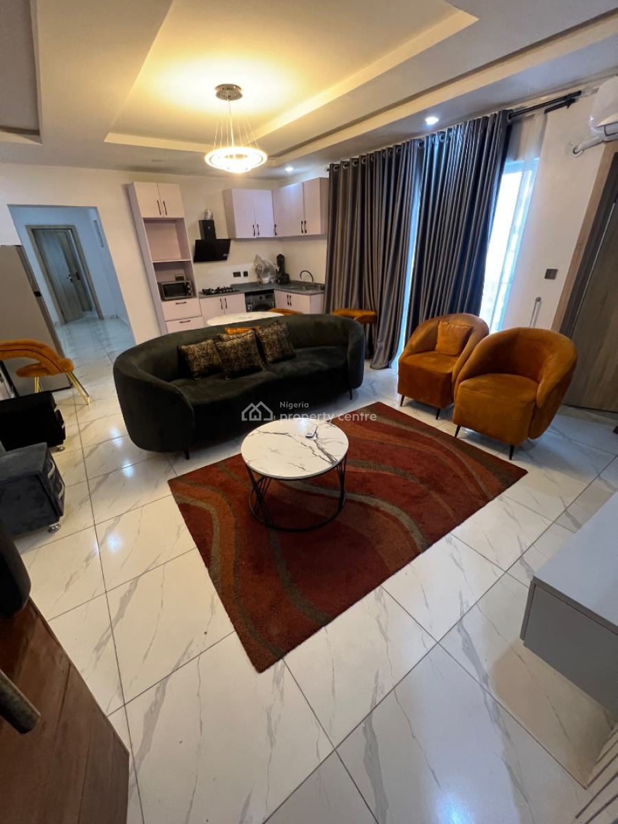 Fully Furnished Urban-styled 2-bedroom Apartment in a Flood-free Area, Ikate, Lekki, Lagos, Flat / Apartment for Rent