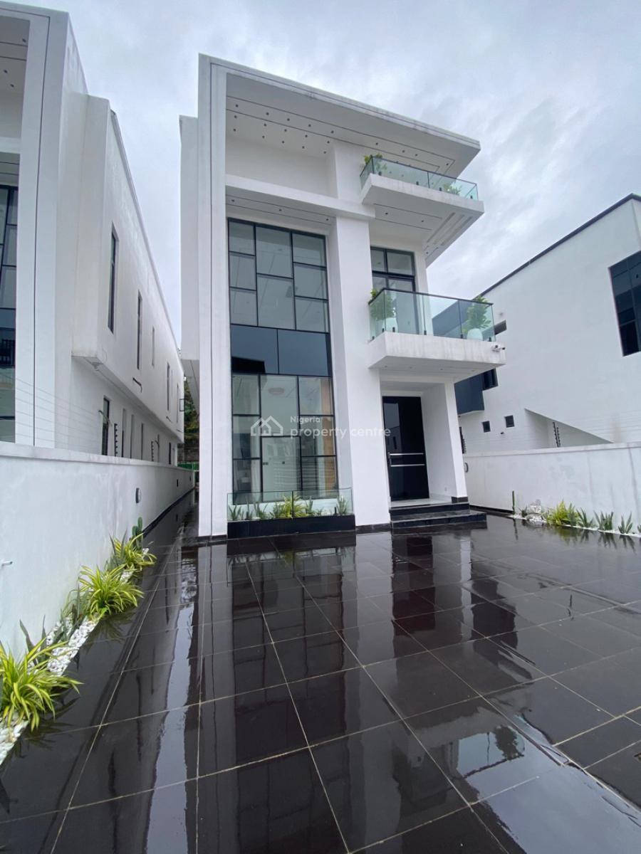 5 Bedroom Fully Detached Duplex with Bq & Swimming Pool, Second Toll Gate, Lekki, Lagos, Detached Duplex for Sale
