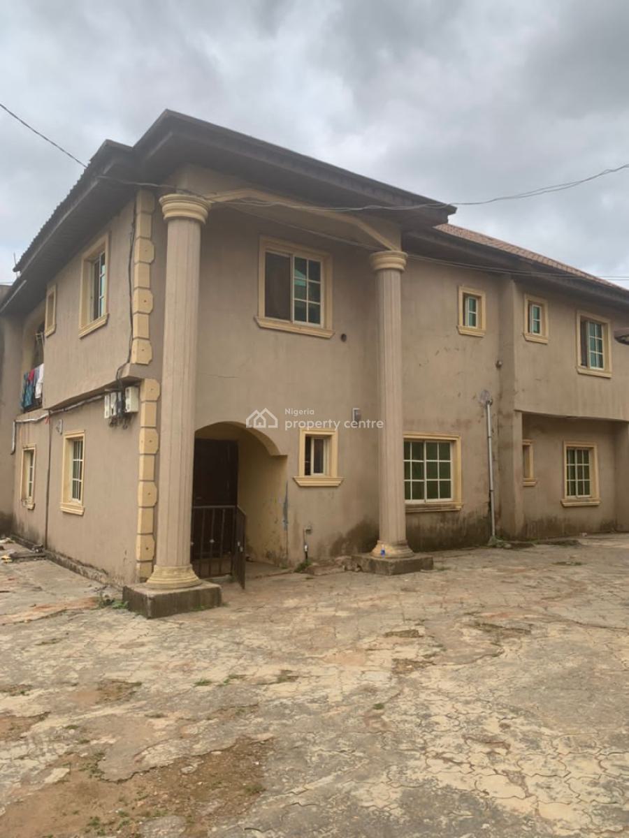 4nos of 3 Bedroom Flats with 4nos of Shops on Full Plot of Land, Muphin Estate Otta, Otta, Ado-odo/ota, Ogun, Block of Flats for Sale