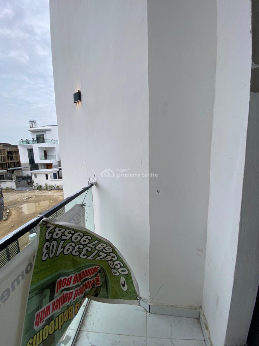 4 Bedroom Fully Detached Duplex with Bq and Pool, Second Toll Gate, Lekki, Lagos, Detached Duplex for Sale