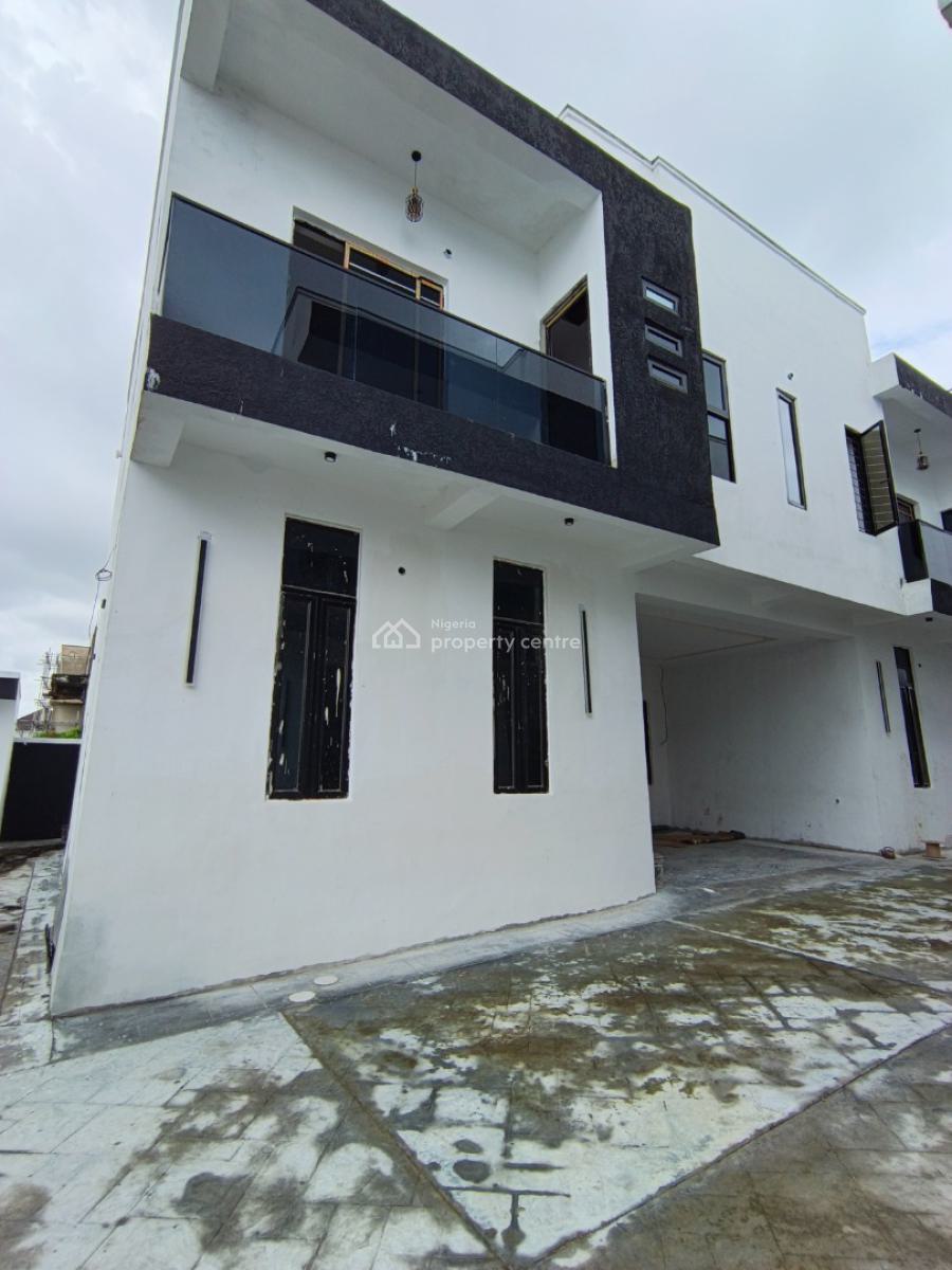Exquisite 4-bedroom Terrace Duplex with Bq Suitable for Investment, General Paint, Ajah, Lagos, Terraced Duplex for Sale