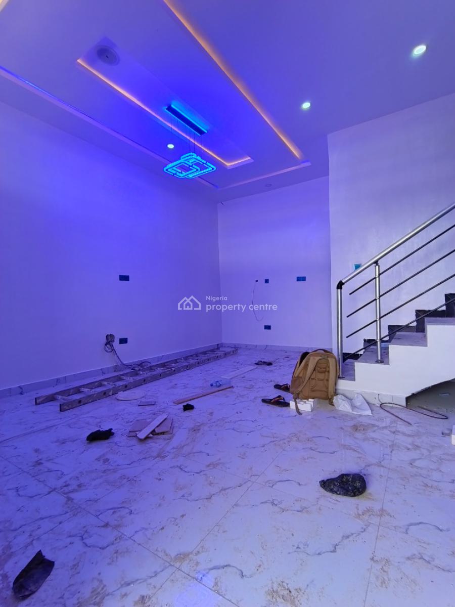 Exquisite 3 Bedroom Terrace Duplex with Bq & Inverter, General Paint Estate, Ajah, Lagos, Terraced Duplex for Sale