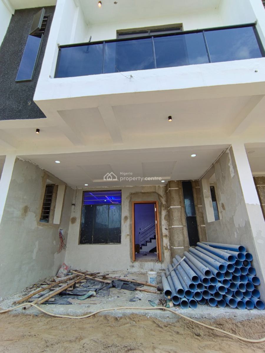 Exquisite 3 Bedroom Terrace Duplex with Bq & Inverter, General Paint Estate, Ajah, Lagos, Terraced Duplex for Sale
