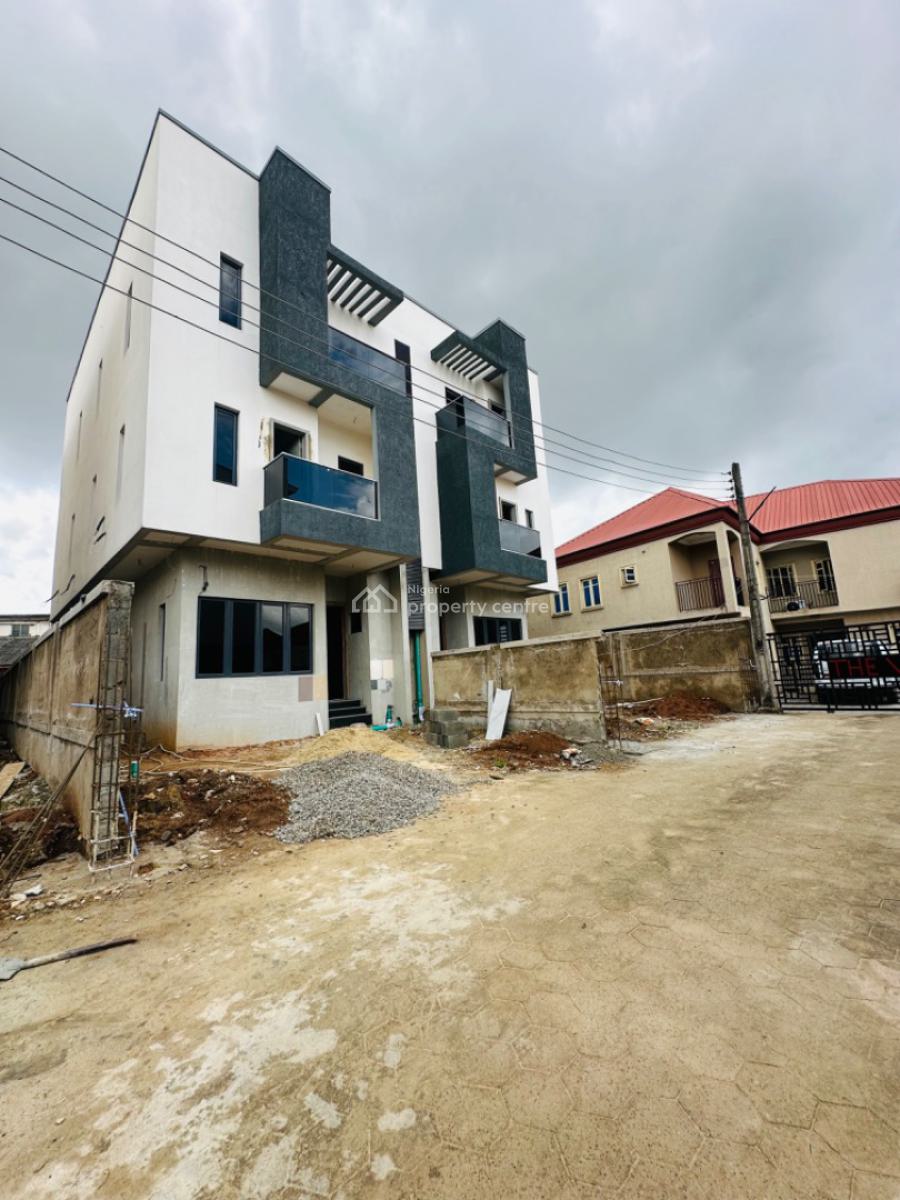 Gorgeous Built 4 Bedroom Semi Detached Duplex with a Room Bq, Cooker Estate, Alausa, Ikeja, Lagos, Semi-detached Duplex for Sale