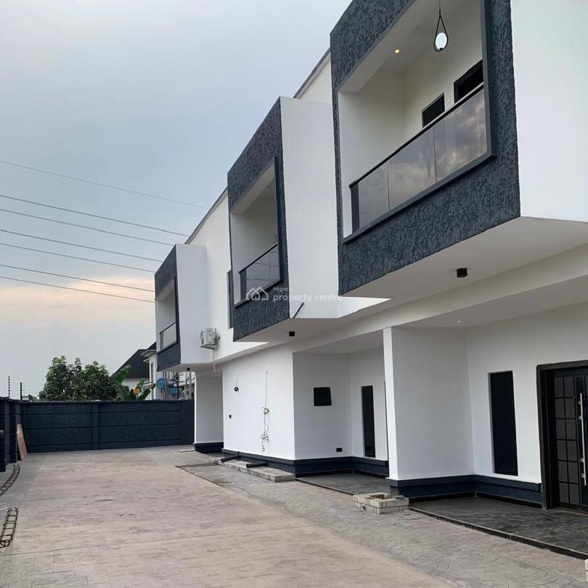 Exquisite 3 Units of 2 Bedroom Duplexes with Modern Design & Gatehouse, Shell Cooperative Estate Eliozu Eneka Link Toad, Port Harcourt, Rivers, Terraced Duplex for Sale