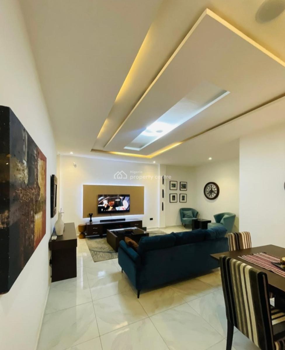 Furnished and Serviced 24/7 Power Supply 2 Bedroom En-suite Flat with, Lekki Phase 1, Lekki, Lagos, Flat / Apartment for Rent