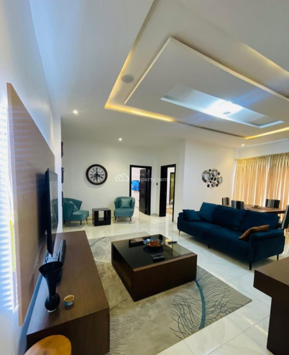 Furnished and Serviced 24/7 Power Supply 2 Bedroom En-suite Flat with, Lekki Phase 1, Lekki, Lagos, Flat / Apartment for Rent