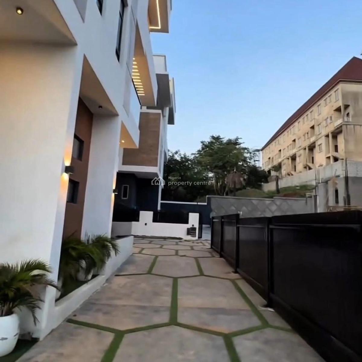 Automated 5 Bedroom Detached Duplex with a Room Bq, Asokoro District, Abuja, Detached Duplex for Sale