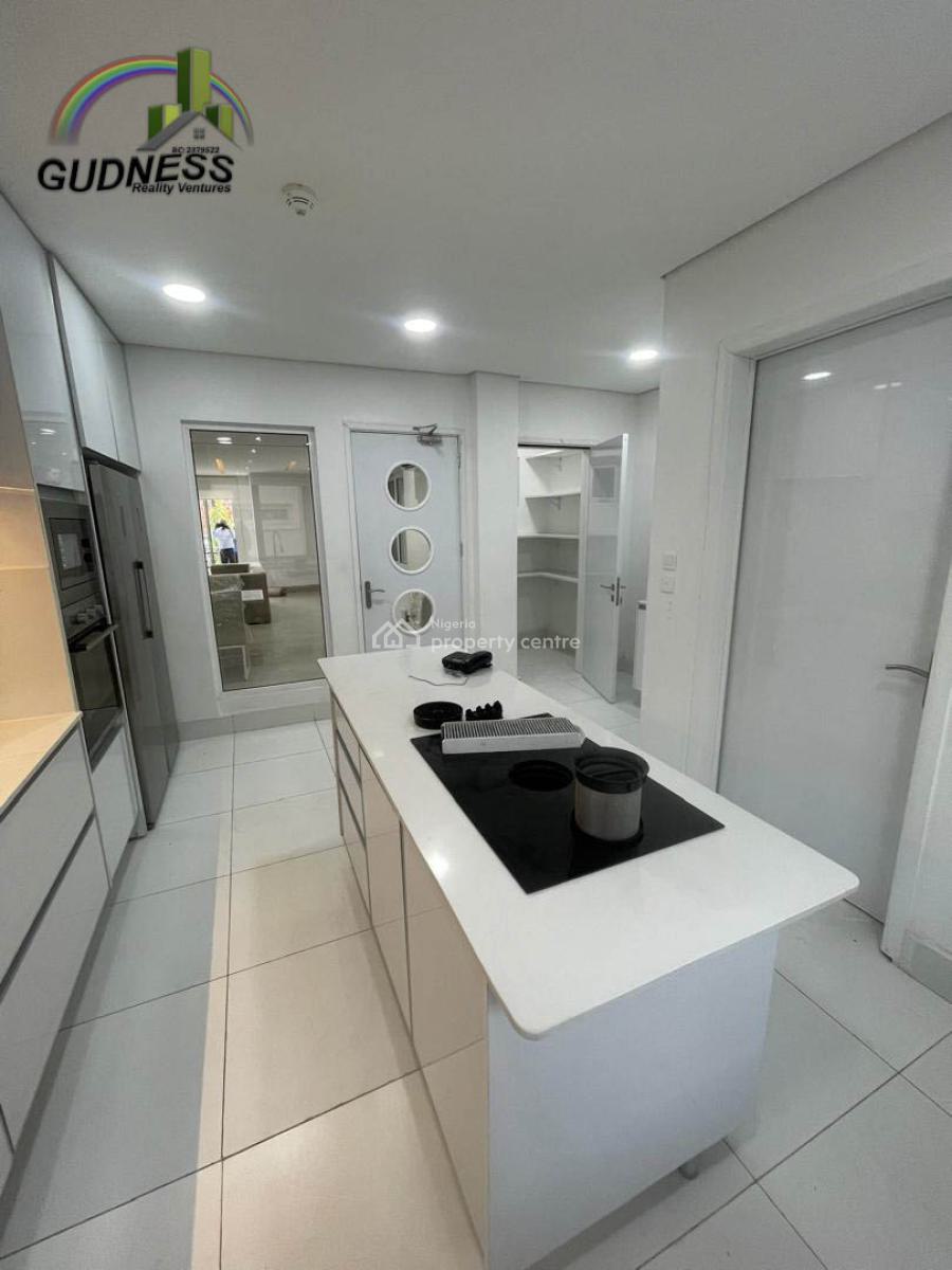 Partly Furnished 3 Bedroom Apartment on The 1st Floor + Bq, Banana Island, Ikoyi, Lagos, Flat / Apartment for Rent