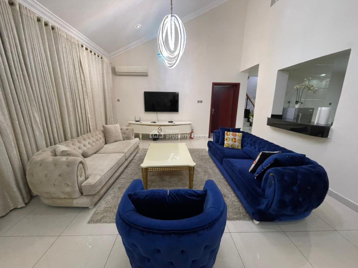 Fully Furnished and Serviced 3 Bedroom Maisonette, Cadogan Estate, Osapa, Lekki, Lagos, Flat / Apartment for Rent