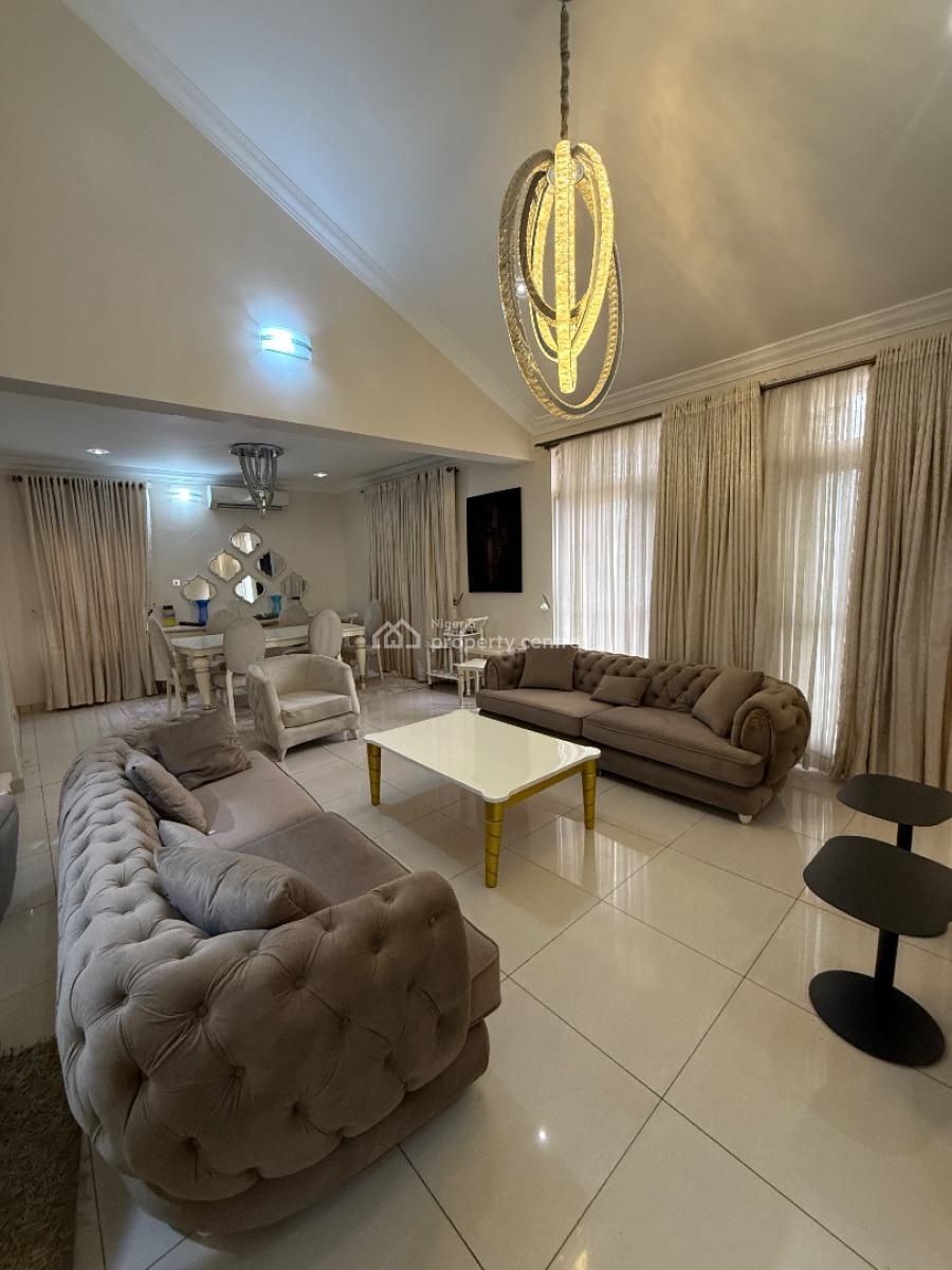 Fully Furnished and Serviced 3 Bedroom Maisonette, Cadogan Estate, Osapa, Lekki, Lagos, Flat / Apartment for Rent