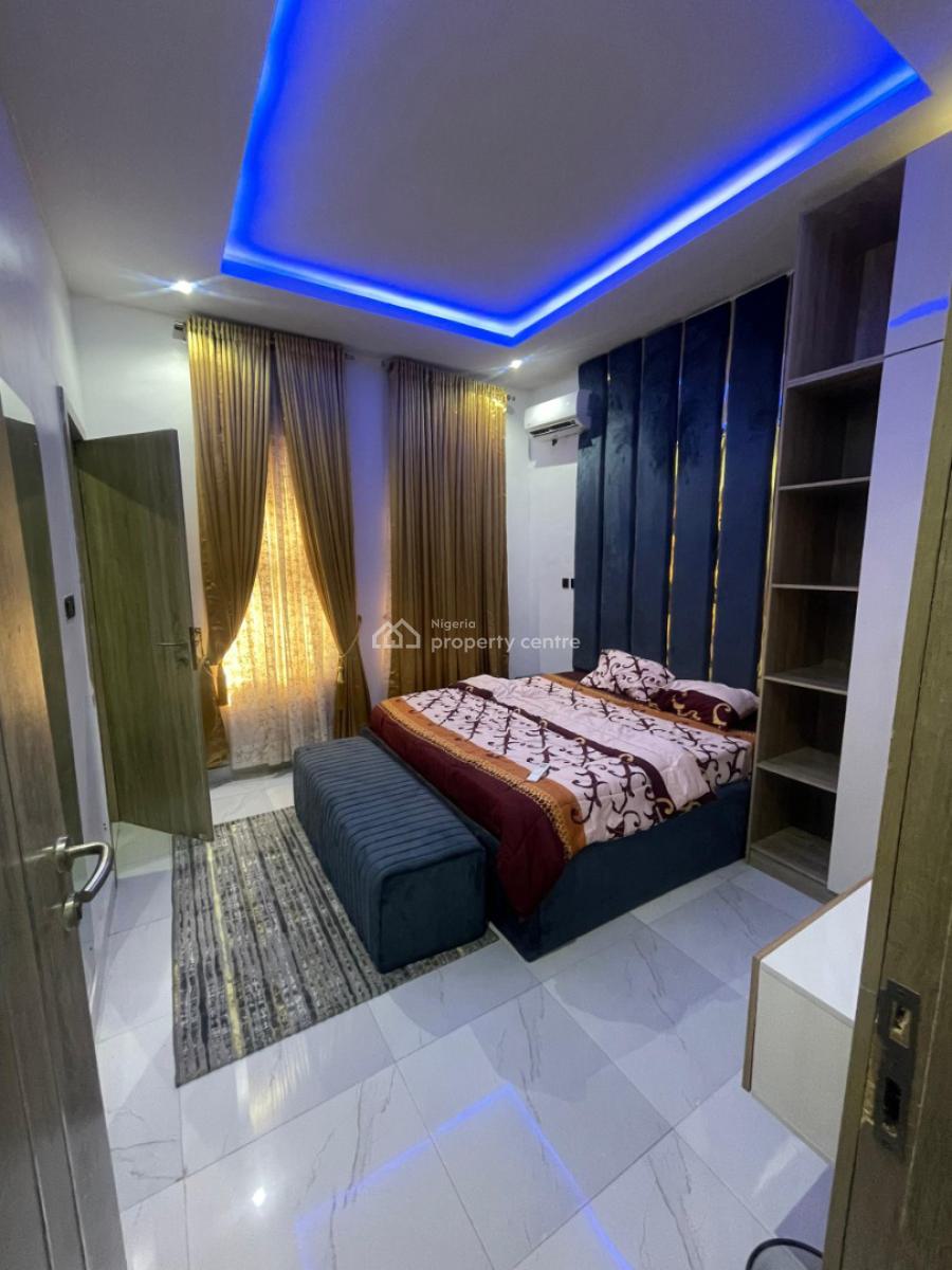 Fully Furnished 4 Bedroom Semi Detached Duplex with Bq, Chevron, Lekki, Lagos, Semi-detached Duplex for Rent