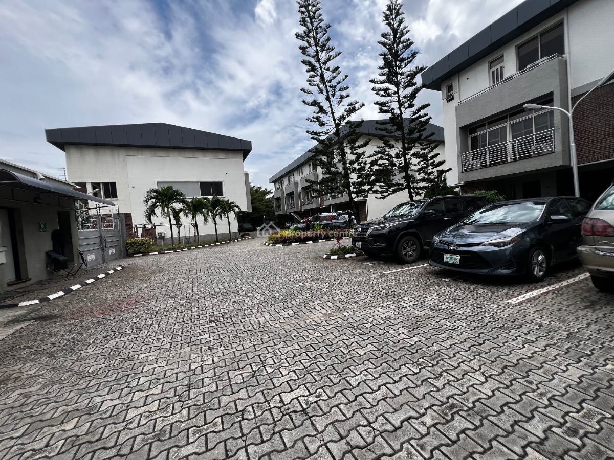 Luxury 4 Bedroom Terrace House with a Room Bq, Swimming Pool,gym, Banana Island, Ikoyi, Lagos, Terraced Duplex for Rent