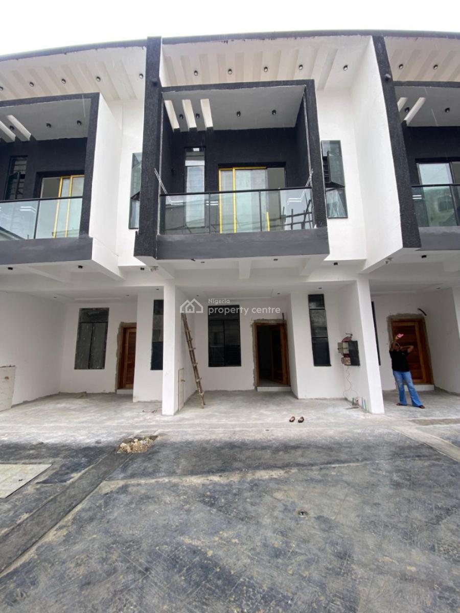 4 Bedroom Terrace Duplex with Bq, Second Lekki Toll Gate, Ikota, Lekki, Lagos, Terraced Duplex for Sale