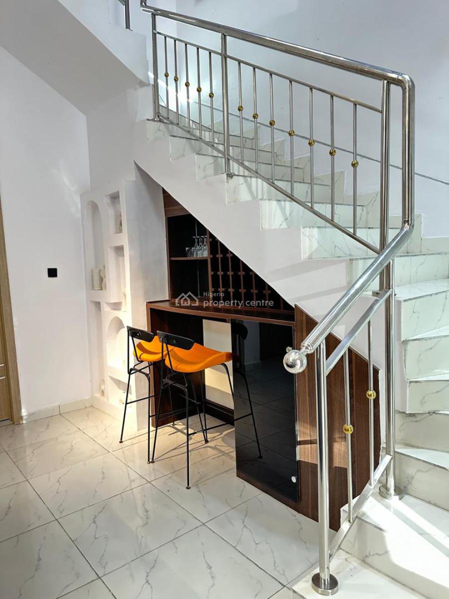Elegant 4-bedroom Furnished Terrace Duplex with Bq, Orchid Road, Lekki, Lagos, Terraced Duplex for Rent