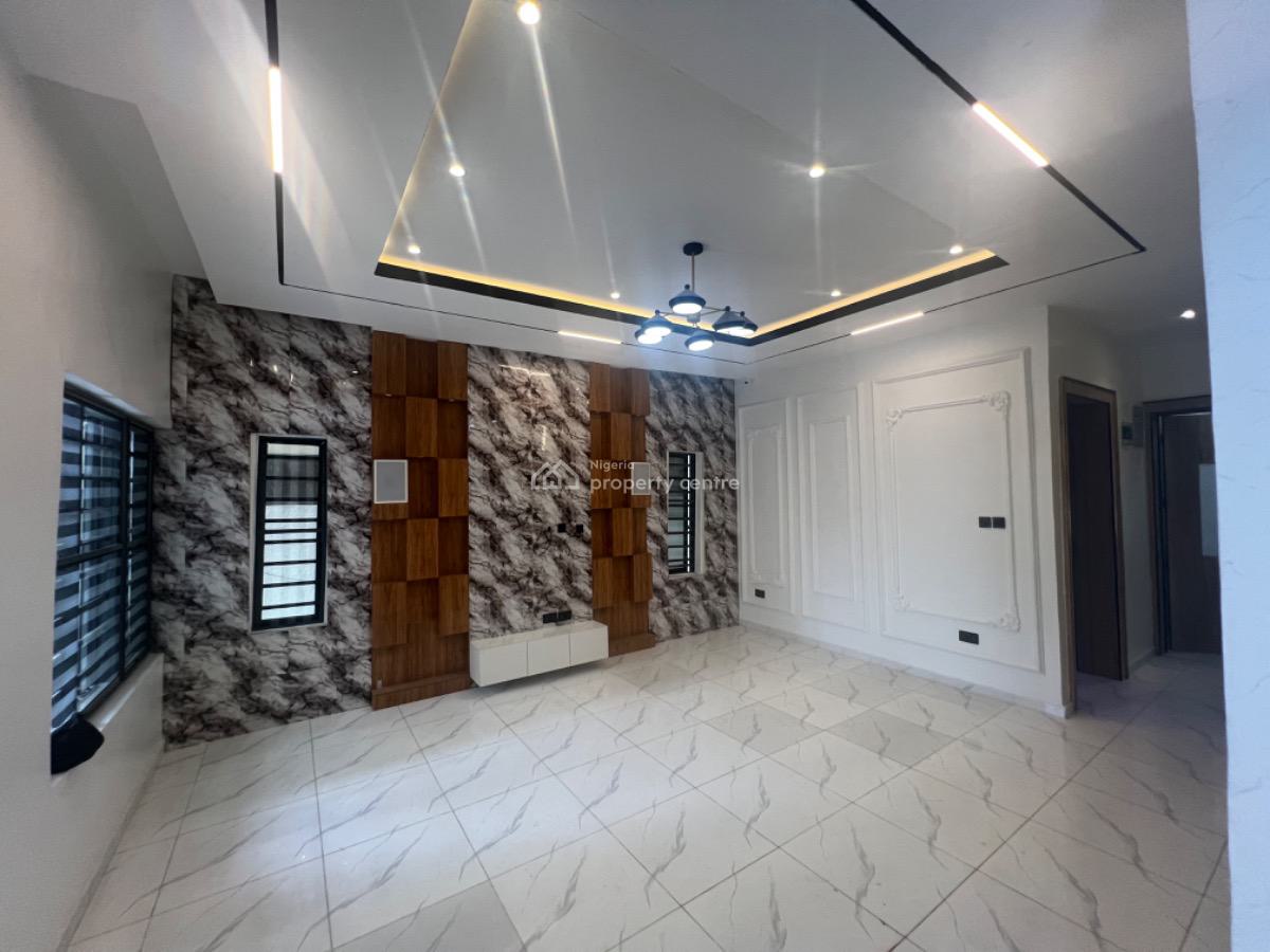 Brand New Self Compound 4 Bed Semi-detached Duplex with Bq, Chevron, Lekki, Lagos, Terraced Bungalow for Sale
