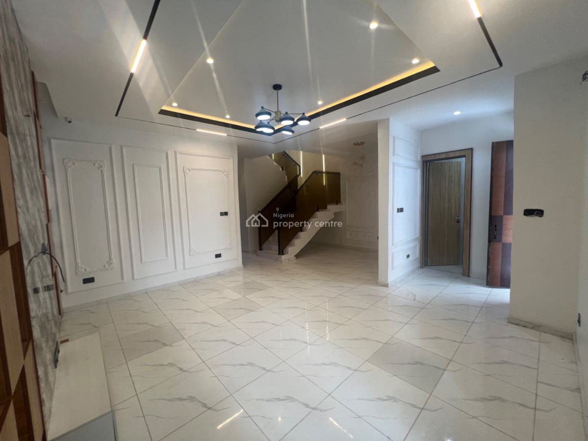 Brand New Self Compound 4 Bed Semi-detached Duplex with Bq, Chevron, Lekki, Lagos, Terraced Bungalow for Sale
