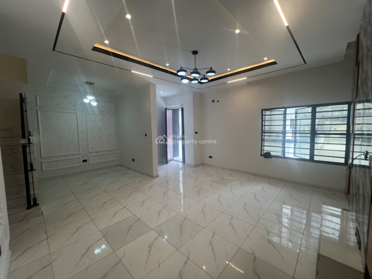 Brand New Self Compound 4 Bed Semi-detached Duplex with Bq, Chevron, Lekki, Lagos, Terraced Bungalow for Sale