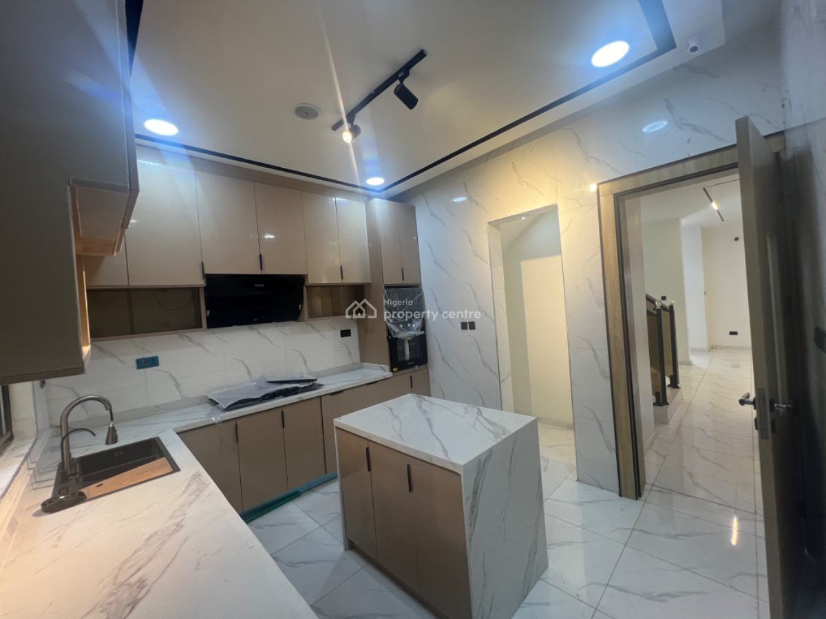 Brand New Self Compound 4 Bed Semi-detached Duplex with Bq, Chevron, Lekki, Lagos, Terraced Bungalow for Sale