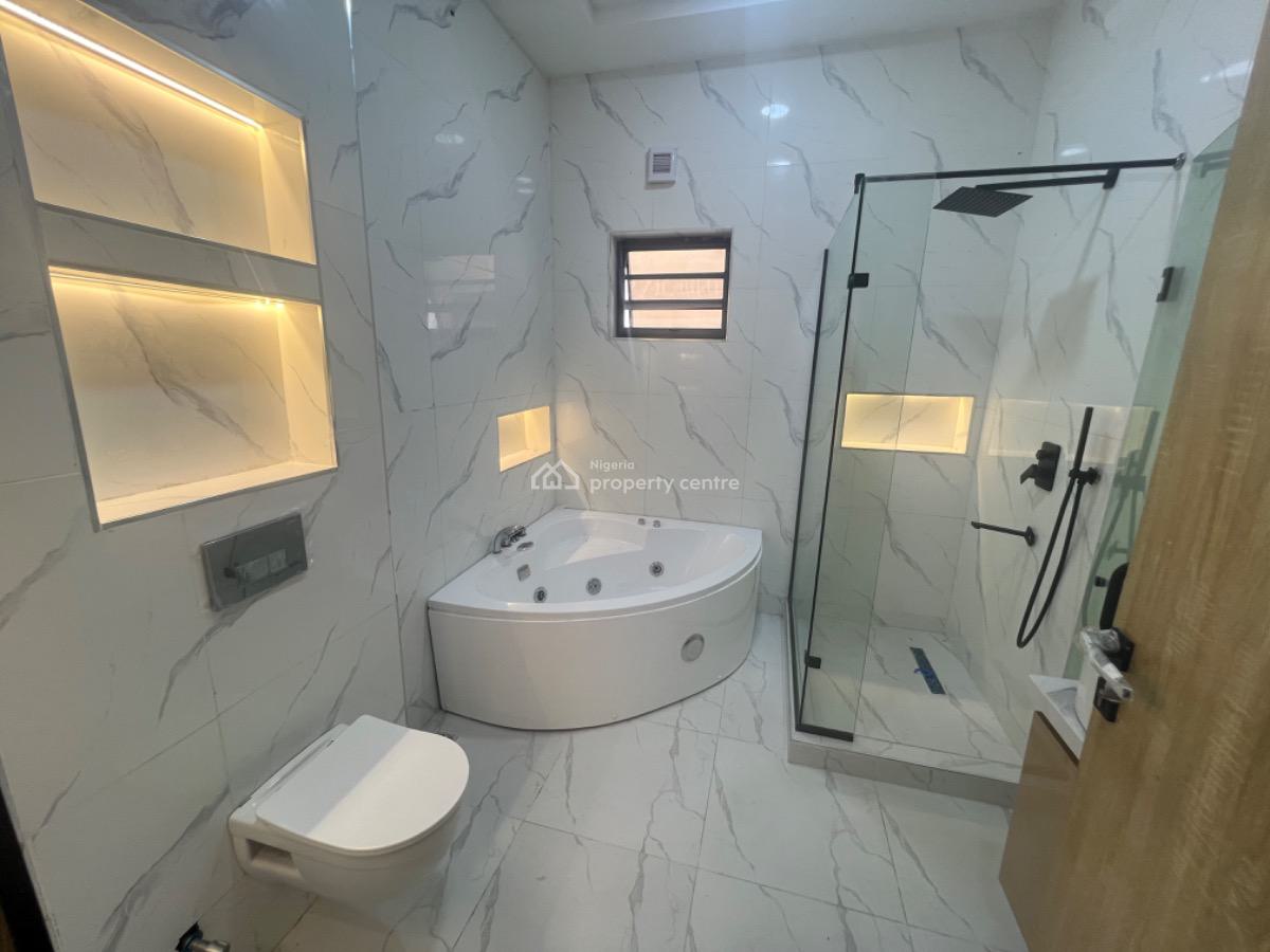 Brand New Self Compound 4 Bed Semi-detached Duplex with Bq, Chevron, Lekki, Lagos, Terraced Bungalow for Sale