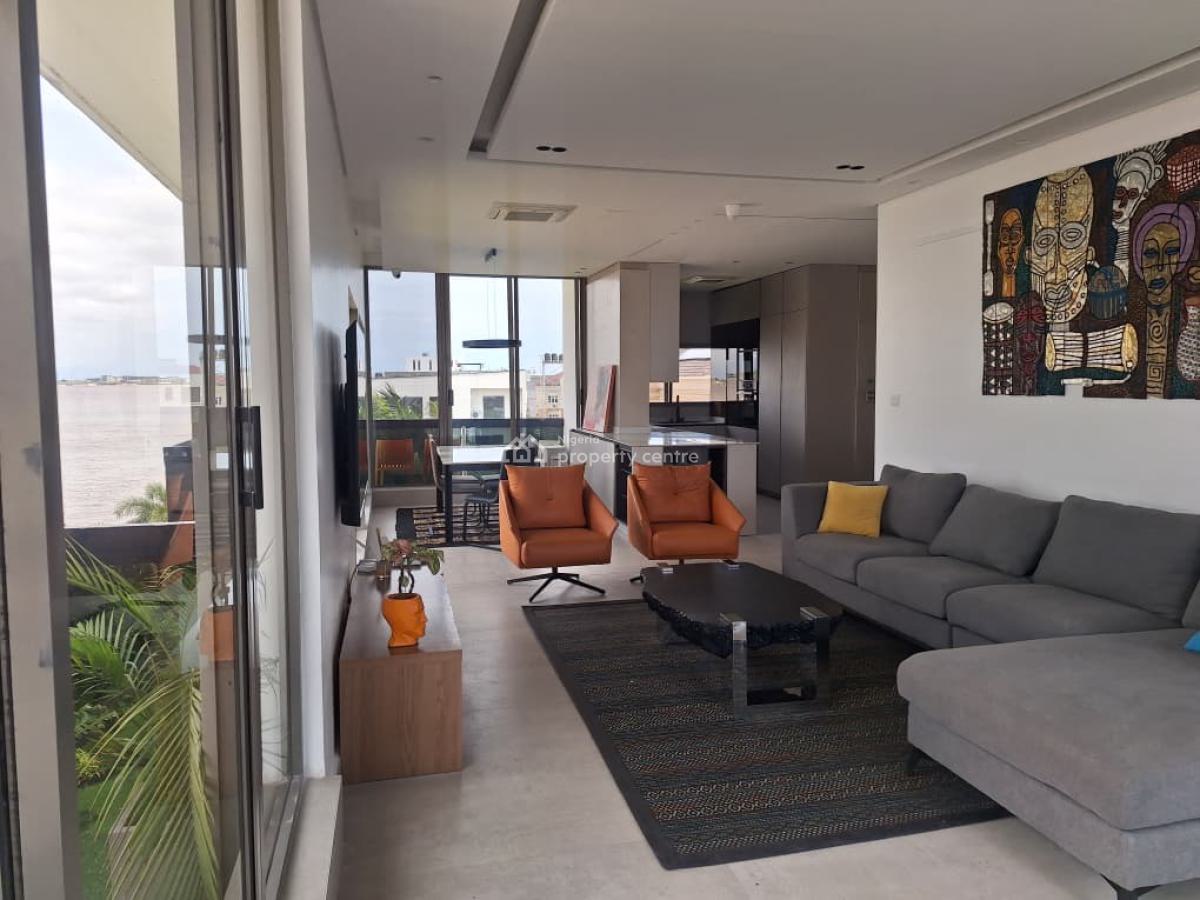 Luxury 3 Bedroom Waterfront Penthouse, Banana Island, Ikoyi, Lagos, Flat / Apartment for Rent