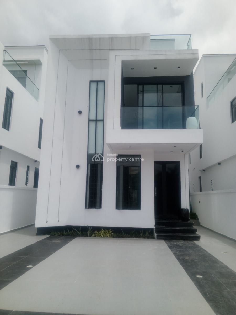 Luxury 5 Bedroom Fully Detached House with Bq in a Gated Estate, Lekki Phase 1, Lekki, Lagos, Detached Duplex for Sale