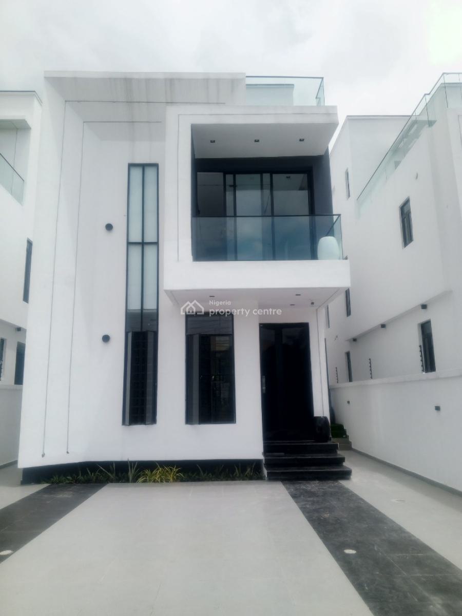 Luxury 5 Bedroom Fully Detached House with Bq in a Gated Estate, Lekki Phase 1, Lekki, Lagos, Detached Duplex for Sale