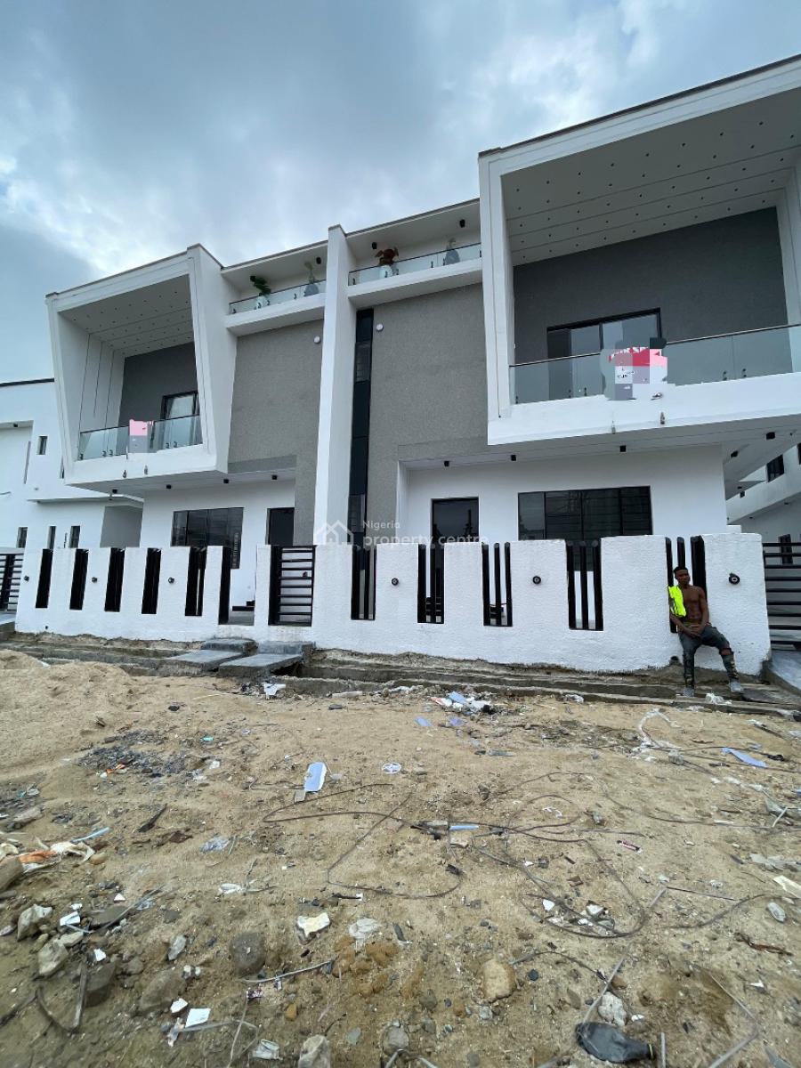 Spacious 4 Bedroom Semi Detached Duplex with Bq, Ajah, Lagos, Semi-detached Duplex for Sale