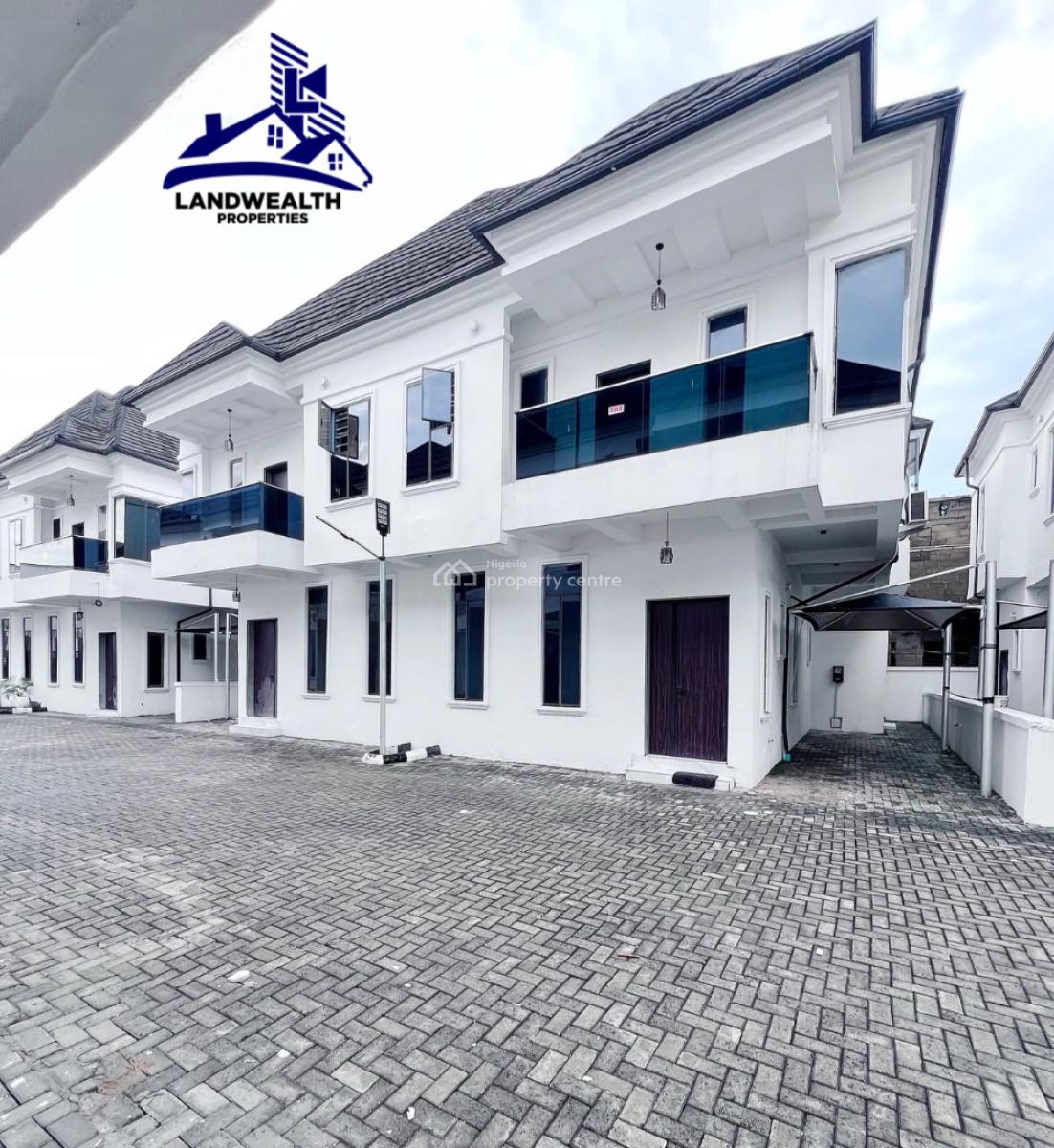 Newly Built 4 Bedroom Semi-detached Duplex with Bq, Orchid, Lekki, Lagos, Semi-detached Duplex for Sale