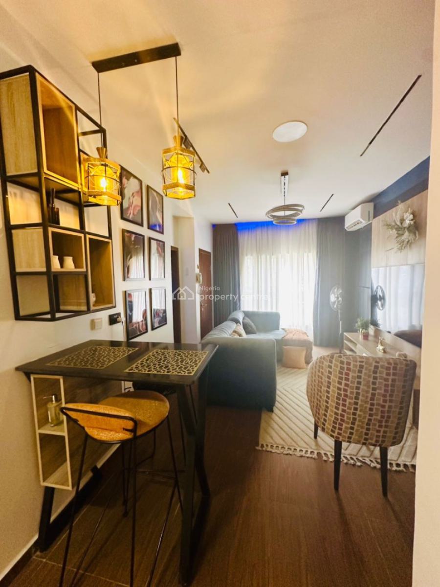 an Elegant 1-bedroom Furnished Apartment, Wuye, Abuja, Flat / Apartment for Rent
