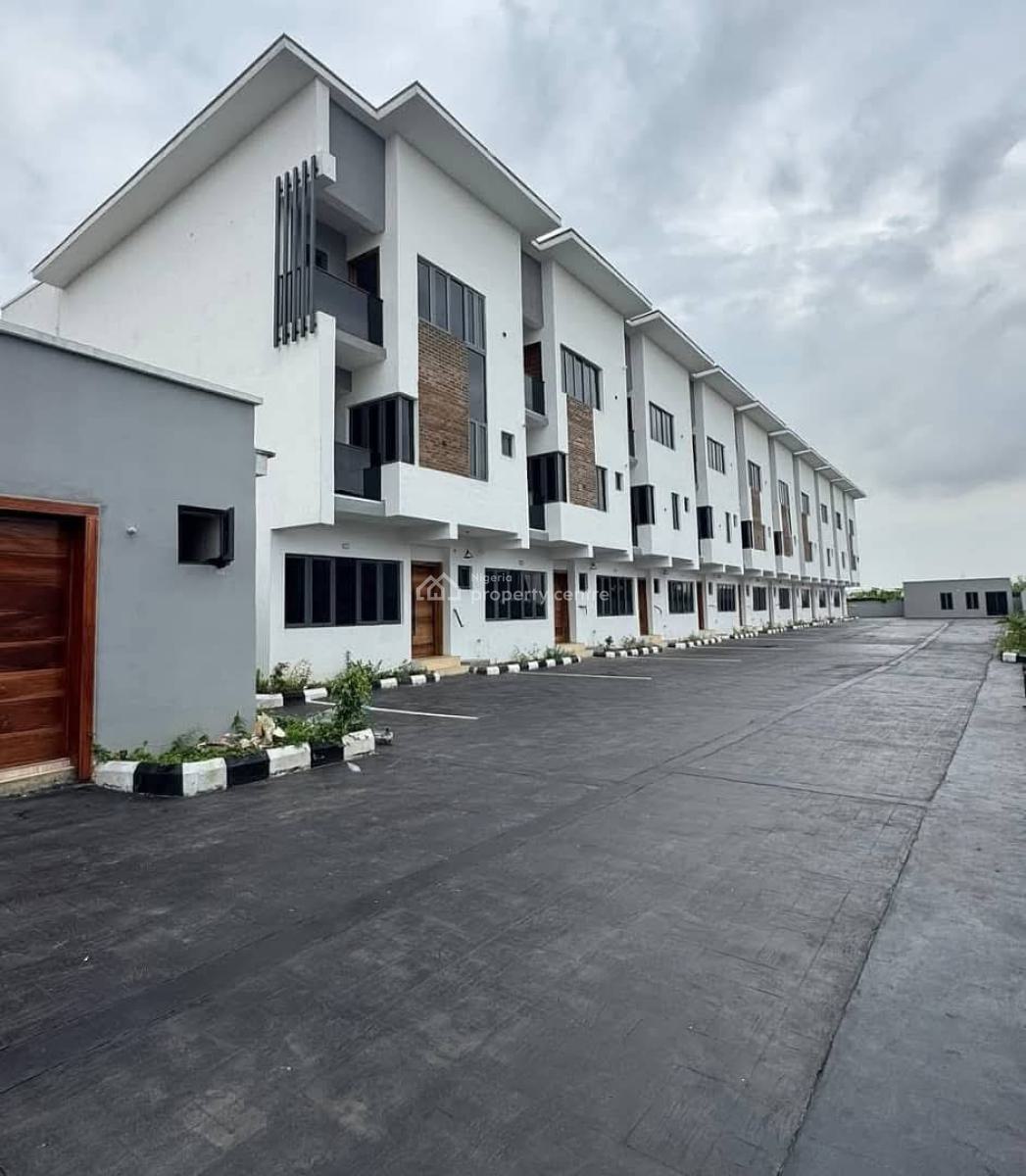 Luxury Newly Built 4 Bedroom Terrace Duplex with in a Service Estate, Lekki Phase 1, Lekki, Lagos, Terraced Duplex for Rent