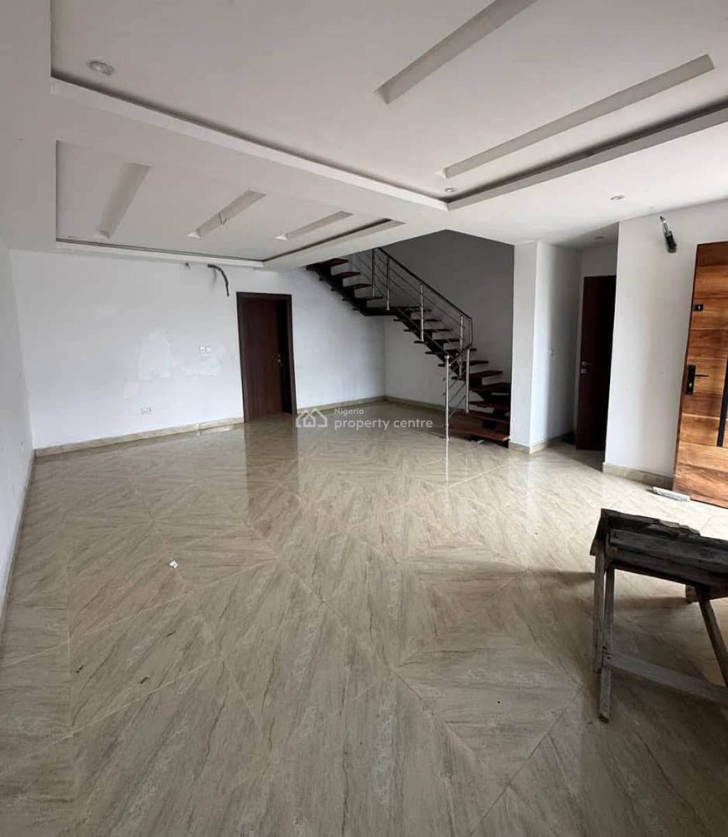 Luxury Newly Built 4 Bedroom Terrace Duplex with in a Service Estate, Lekki Phase 1, Lekki, Lagos, Terraced Duplex for Rent