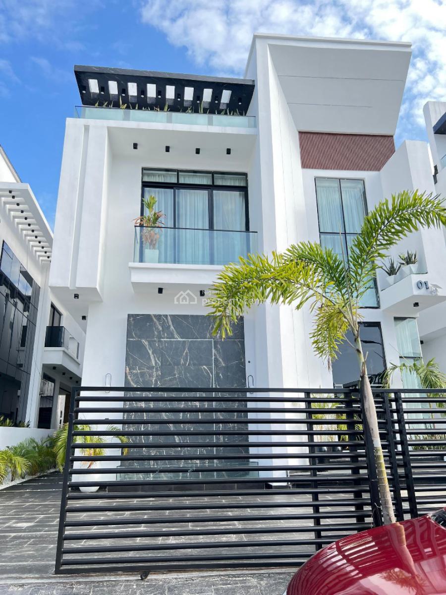 5 Bedroom Fully Detached Duplex with Bq & Swimming Pool, Chevron, Ikota, Lekki, Lagos, Detached Duplex for Rent
